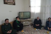 دیدار فرمانده سپاه ری با خانواده شهید علیدادی
