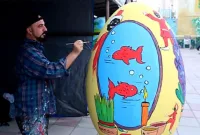 جشنواره تخم مرغ های رنگی برگزار شد