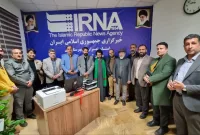 افتتاح دفتر خبرگزاری ایرنا در حسن آباد فشافویه