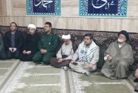 برگزاری مراسم گرامیداشت هفته بسیج در روستای اسلام آباد نظامی